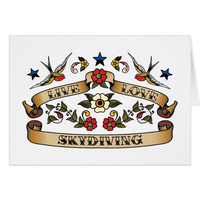 生きている愛Skydiving (正面横)