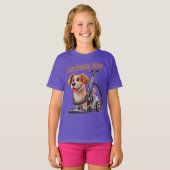 生きている掃除機の犬 Tシャツ (正面フル)
