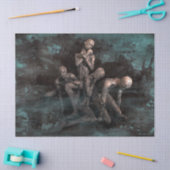 生きている死んだティッシュペーパー 薄葉紙 (クラフト)