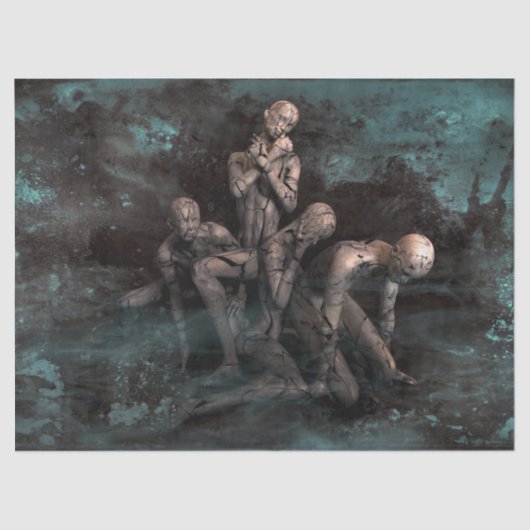 生きている死んだティッシュペーパー 薄葉紙 (正面)