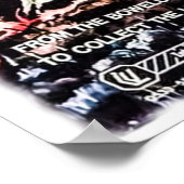 生きている死んだプリントの街 ポスター (角)