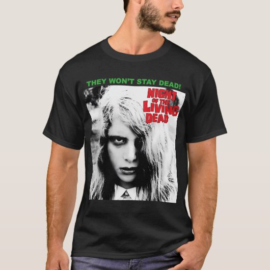 生きている死者の夜 - リトルゾンビガール Tシャツ (正面)