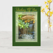 生きている水カード カード (黄色い花)