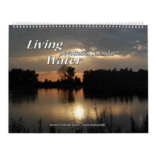 生きている水信仰的なカレンダー2のページ カレンダー (カバー)