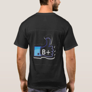 生きている生命は私の血液型を好みます。 Bの陽性のワイシャツ Tシャツ