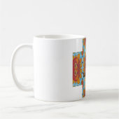 生きている生命笑うマグ コーヒーマグカップ (左)