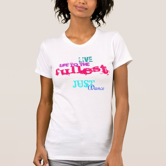 生きている生命…ちょうどダンス Tシャツ (正面)