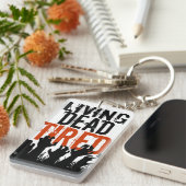 生きている疲れたキーホルダー キーホルダー (正面右)