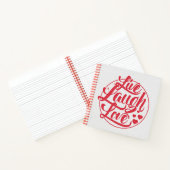 生きている笑いの愛 ノートブック (内部)