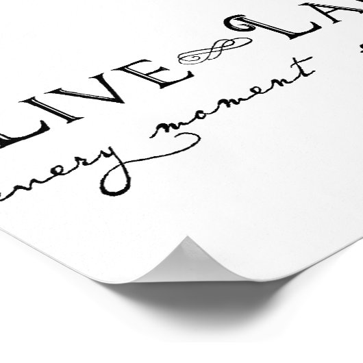 生きている笑いの愛 ポスター (角)