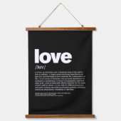 生きている笑いの愛 吊り下げ型タペストリー (正面2)