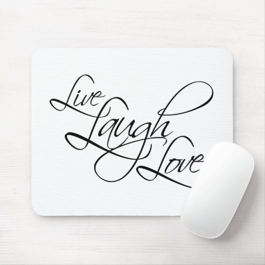 生きている笑い愛はプロダクトをカスタマイズ マウスパッド (マウス)