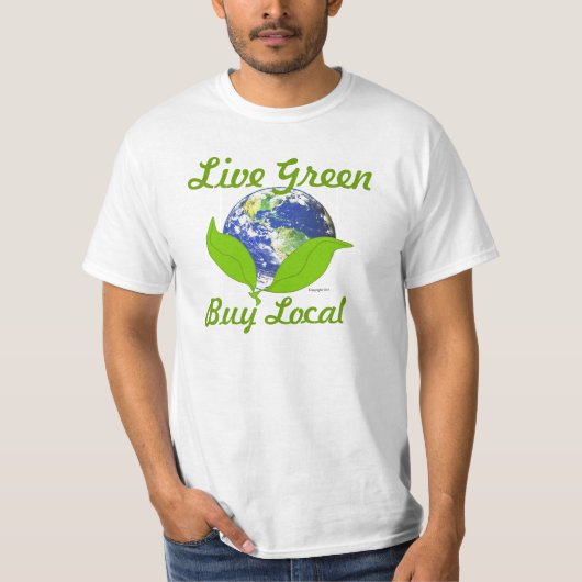 生きている緑のTシャツ Tシャツ (正面)