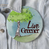 生きている緑 缶バッジ (インサイチュ)