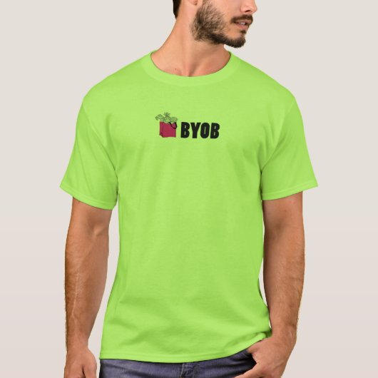 生きている緑: BYOB Tシャツ (正面)