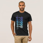 生きている色のSteampunk_Phage Tシャツ (正面フル)