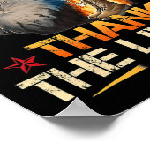 生きている落ちた感謝していメモリアルデーの獣医さん ポスター (角)