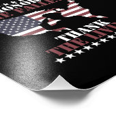 生きている落ちた感謝してい退役軍人の日を祝う フォトプリント            (角)