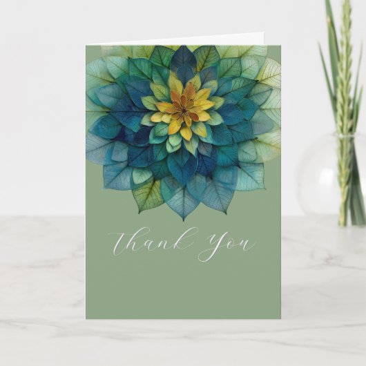 生きている葉 | マンダラ カード (正面)