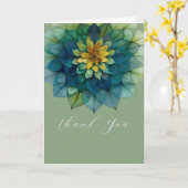 生きている葉 | マンダラ カード (黄色い花)