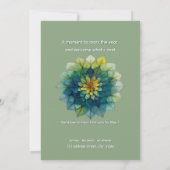 生きている葉 | マンダラ 招待状 (裏面)