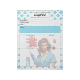 生きている薬のカードのために ノートパッド