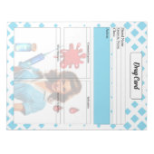 生きている薬のカードのために ノートパッド (正面)