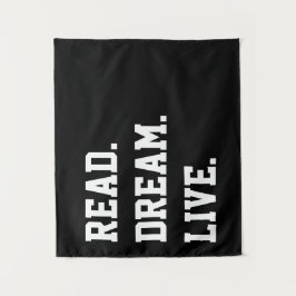 生きている読書の夢。 カスタムでやる気を起こさせるな壁の芸術 タペストリー
