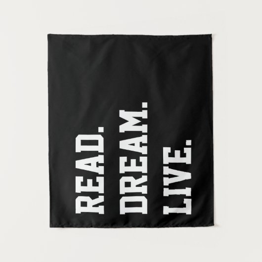 生きている読書の夢。 カスタムでやる気を起こさせるな壁の芸術 タペストリー (正面)