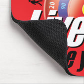 生きている速い若者死にます マウスパッド (コーナー)