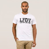 生きている速い若者死にます Tシャツ (正面フル)