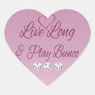 生きている長いおよび演劇Bunco ハートシール