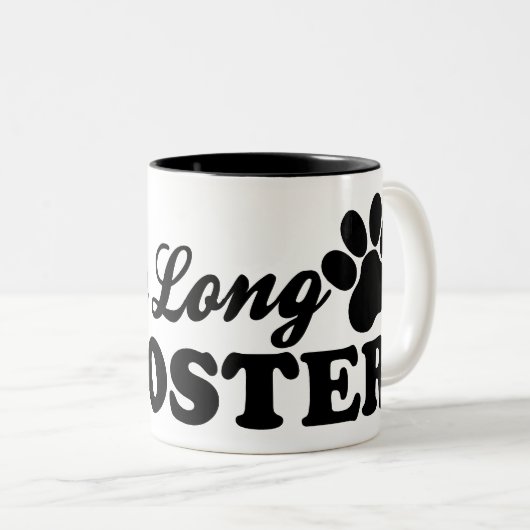 生きている長いおよび養育関係 ツートーンマグカップ (正面右)