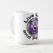 生きている長く、養育関係のコップ コーヒーマグカップ (正面左)