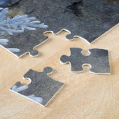 生きている雪片- ジグソーパズル (側面)