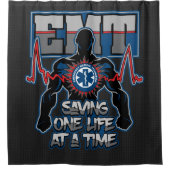 生きている1つを一度に救うEMT シャワーカーテン (正面)