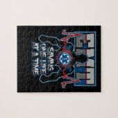 生きている1つを一度に救うEMT ジグソーパズル (横)