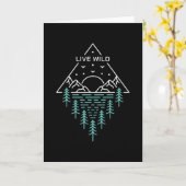 生きている カード (黄色い花)