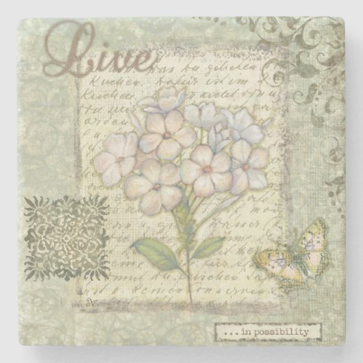 生きている ストーンコースター (正面)