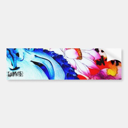 生きている バンパーステッカー (正面)