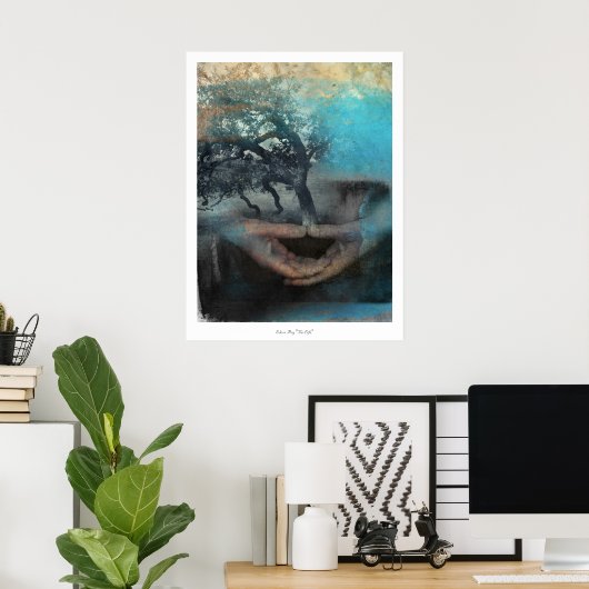 生きている ポスター (ホームオフィス)