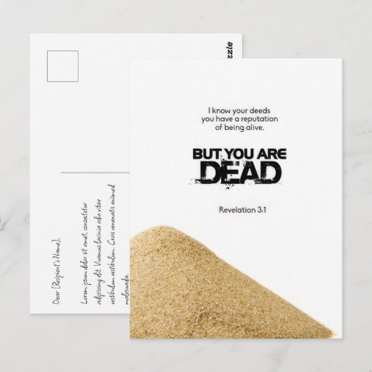 生きている ポストカード (正面/裏面)