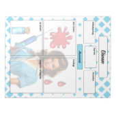 生きている_病気温度1 ノートパッド (正面)