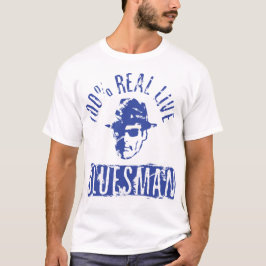 生きているBluesmanの動揺してなティーを実在して下さい Tシャツ