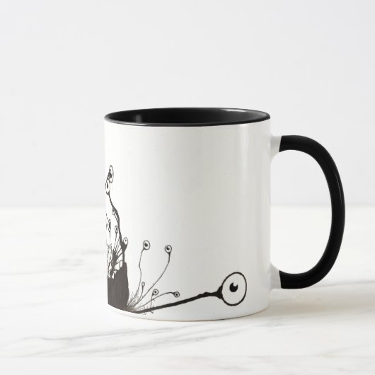 生きているshoggothの夜 マグカップ (右)