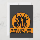 生きているTシャツのボタンを時計に巻いてはいけない 招待状 (正面)