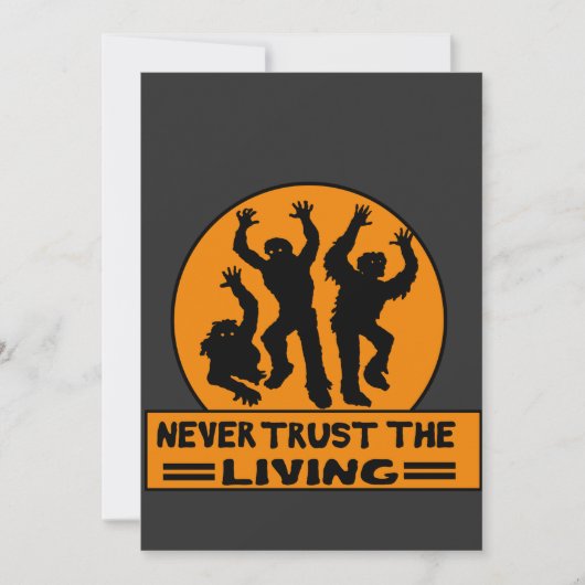 生きているTシャツのボタンを時計に巻いてはいけない 招待状 (正面)