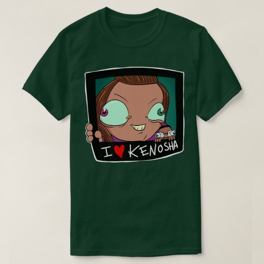 生きているZomBeansの夜 – Laura the Bean Tシャツ (デザイン正面)