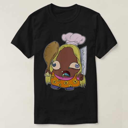 生きているZomBeansAmy Beanの夜 Tシャツ (デザイン正面)