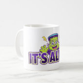 生きてる! コーヒーマグカップ (正面左)